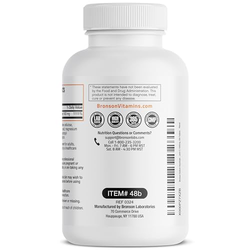 Bronson Ascorbato de Sodio Vitamina C No Ácida 1000 Mg - Suave para el Estómago - Refuerzo del Sistema Inmunológico - Antioxidante Potente - - imagen 8