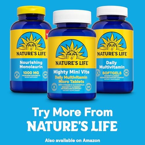 Nature's Life Mighty Mini Vite - Multivitamínico Diario para Hombres y Mujeres - Vitamina D y Complejo B - Apoyo a la Inmunidad y Metabolismo - imagen 6