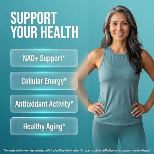 Suplemento de Resveratrol NAD con Spermidina, Fisetina, Quercetina, Semilla de Uva y más - EternaGlow de Clean Nutra, 90 cápsulas anti-envejecimiento - imagen 2