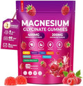 Gomitas de Glicinato de Magnesio 600mg, 120 Unidades, Sin Azúcar, Suplemento para Adultos y Niños con L-Treonato, Calcio, Zinc, CQ10 y Potasio para - imagen 1