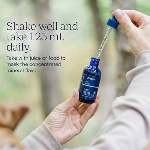Trace Minerals Cobre Iónico - Suplemento Líquido de Cobre para la Salud Sanguínea - Apoya Tejidos Conectivos, Metabolismo y Nervios - 2 fl oz (48 - imagen 4