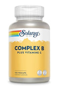 SOLARAY Complejo de Vitaminas B 100mg - Energía Celular, Salud Nerviosa y Cardiaca - Suministra las 8 Vitaminas B - Vegano, 100 Porciones - imagen 1
