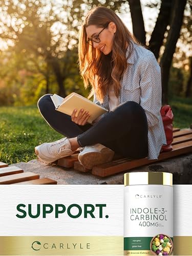 Suplemento Carlyle Indole-3-Carbinol 400 mg | 120 Cápsulas | Mezcla de I3C con Brócoli y Resveratrol | Vegetariano, Sin OGM y Sin Gluten - imagen 6