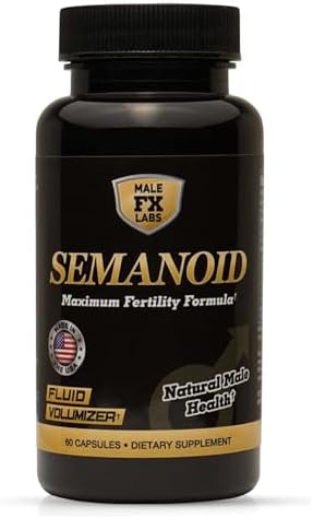 SEMANOID (60 Cáps) Fórmula Máxima de Fertilidad y Aumentador de Semen - Ingredientes Avanzados para la Fertilidad y Mezcla de Vitaminas Prenatales - imagen 1