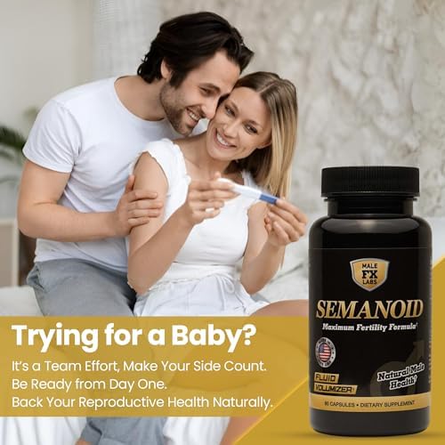 SEMANOID (60 Cáps) Fórmula Máxima de Fertilidad y Aumentador de Semen - Ingredientes Avanzados para la Fertilidad y Mezcla de Vitaminas Prenatales - imagen 3