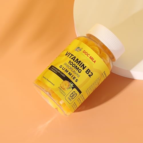 Gomitas Doc Mila de Vitamina B2 100mg para Adultos y Niños - Suplemento de Riboflavina 100mg - imagen 5