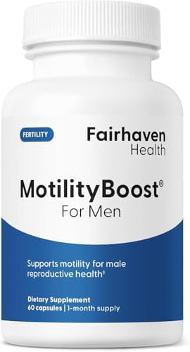 Fairhaven Health MotilityBoost para Hombres | Suplemento Prenatal de Fertilidad Masculina para la Motilidad | Pre-Concepción con L-Carnitina, - imagen 1