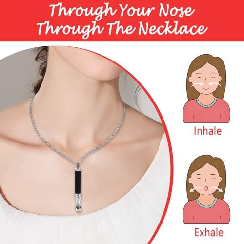 Collar Breathe Free – 7 Sabores, Sin Nicotina, Inhalador para Dejar de Fumar, Inhalador de Aire Saborizado, Ayuda para la Ansiedad, Regalo - imagen 7