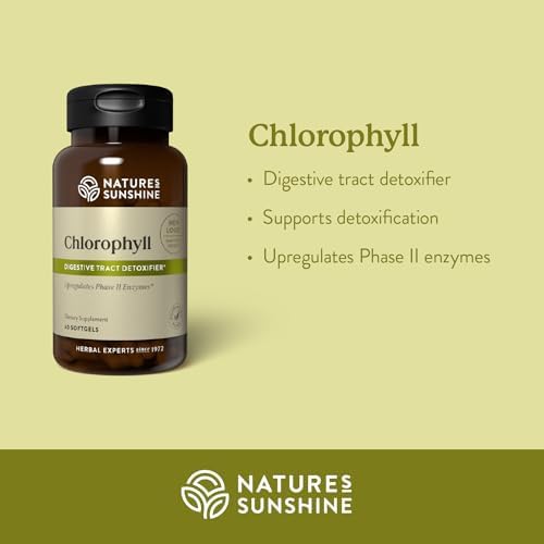 Clorofila de Nature's Sunshine, 60 Cápsulas Blandas: Apoya la Digestión, Inmunidad y Desintoxicación con Beneficios Desodorantes Internos. Cápsulas - imagen 3