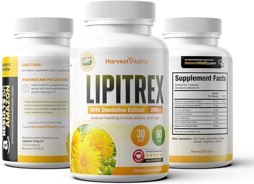 Diurético Natural para Pies, Tobillos y Piernas Hinchadas: Lipitrex Pastillas de Agua con Diente de León para Reducir la Hinchazón y Retención de - imagen 5