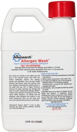 Detergente para Ropa Allersearch AllergenWash de 24 Oz, Elimina Alergenos y Olores - imagen 2