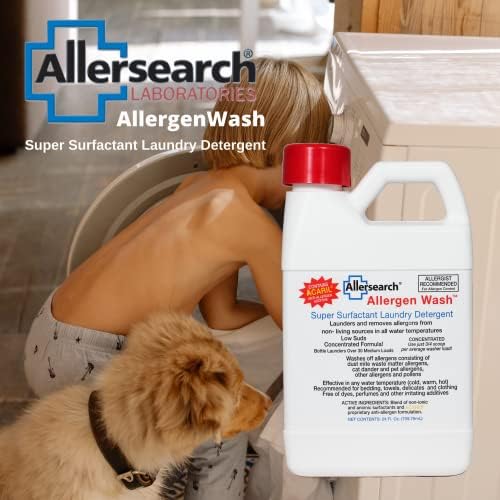 Detergente para Ropa Allersearch AllergenWash de 24 Oz, Elimina Alergenos y Olores - imagen 7