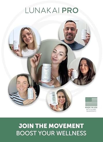 Lunakai Suplemento Natural de NAD+ Hecho en EE. UU. con NR y Resveratrol – Apoyo a la Salud Celular y el Envejecimiento Saludable, 60 cápsulas - imagen 4