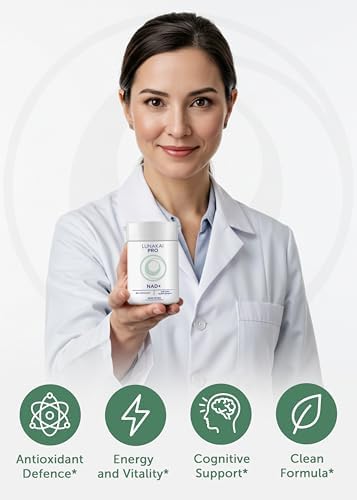 Lunakai Suplemento Natural de NAD+ Hecho en EE. UU. con NR y Resveratrol – Apoyo a la Salud Celular y el Envejecimiento Saludable, 60 cápsulas - imagen 8