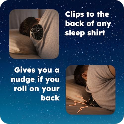 Pelota para Dormir de Lado - Calma Clip v2 de Whole Nights, Ayuda para Dormir para Roncadores de Espalda, Dispositivo Antirronquidos, Se Sujeta a - imagen 2