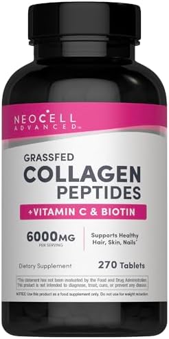 NeoCell Colágeno Avanzado en Péptidos | 270 Tabletas | 6000mg | Para Mujeres y Hombres | Con Vitamina C y Biotina | Sin OGM, Gluten ni Soja - imagen 1