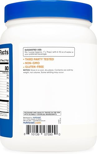 Lecitina de Girasol Nutricost (1 Libra) - Fosfatidilcolina Natural, Vegana, Sin Gluten, Sin OGM - imagen 4