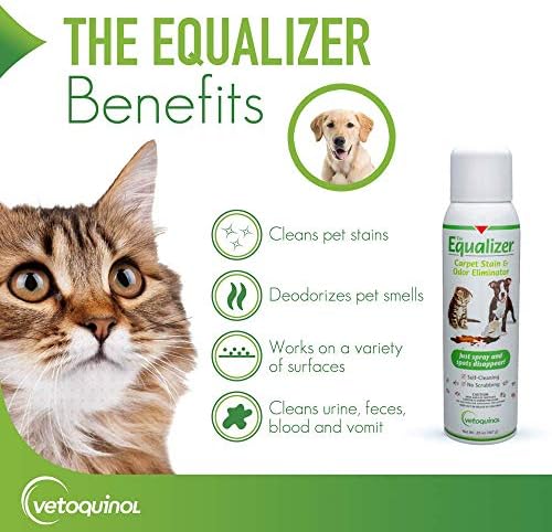 Limpiador de Alfombras Vetoquinol Equalizer para Mascotas, Removedor de Manchas y Eliminador de Olores, 20 oz - imagen 3