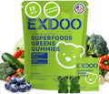 Gomitas de Fibra Super Greens Exdoo - Multivitamínico Superfood con Espirulina, Clorela, Prebióticos y Probióticos para la Salud Digestiva - 15 - imagen 1