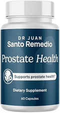 Santo Remedio Salud Prostática, Saw Palmetto 640 mg con Ortiga, Semilla de Calabaza y Pygeum, 60 Cápsulas (30 Porciones) - imagen 1