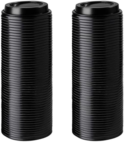 TAPAS DESHECHABLES ELEGANTES [200 PIEZAS] para Vasos de Papel de 8 oz - Tazas para Espresso, Bebidas Frías o Calientes, Té, Café, Chocolate Caliente - imagen 1
