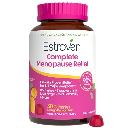 Gomitas Estroven® Completo para Alivio de Menopausia para Mujeres, Sabor Mango y Fruta de la Pasión, 30 piezas, Sin Hormonas ni Medicamentos - imagen 4