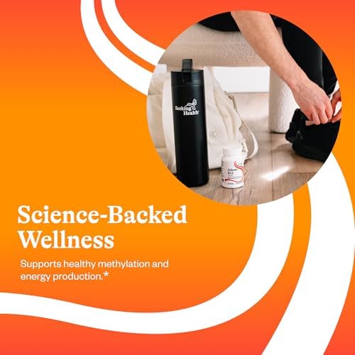 Suplemento de Vitamina B Adeno B12 de Seeking Health - Apoya la Energía y la Salud Cerebral - 3000 mcg, 60 Pastillas Masticables - imagen 4