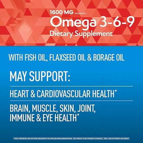 Suplemento Dietético Presca Omega 3-6-9 (325 cápsulas) - Promueve la Función Visual y la Salud Ocular - Apoya la Salud del Corazón, la Piel, el - imagen 4