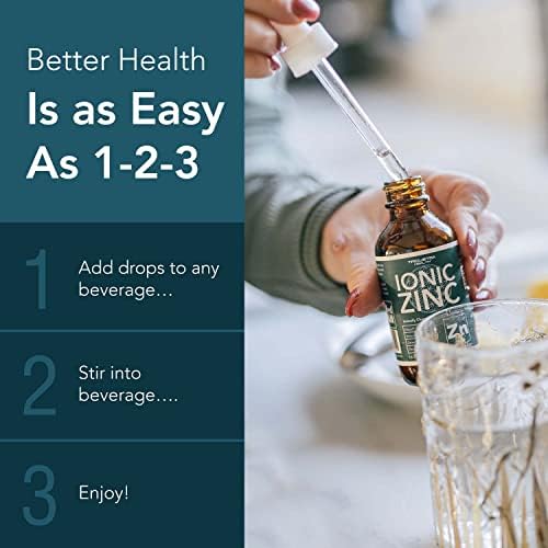 Zinc Líquido Iónico – Suministro para 8 Meses, Dosis Ajustable para Adultos – Alta Absorción, Vegano, Botella de Vidrio – Suplemento Mineral Esencial - imagen 7
