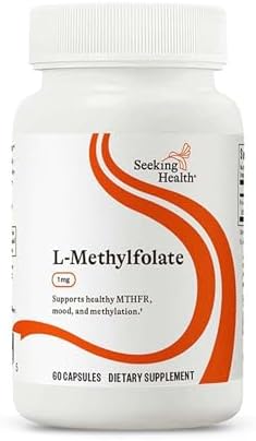 L-Metilfolato 1mg de Seeking Health para MTHFR Saludable, Ánimo y Metilación - 60 Cápsulas - imagen 1