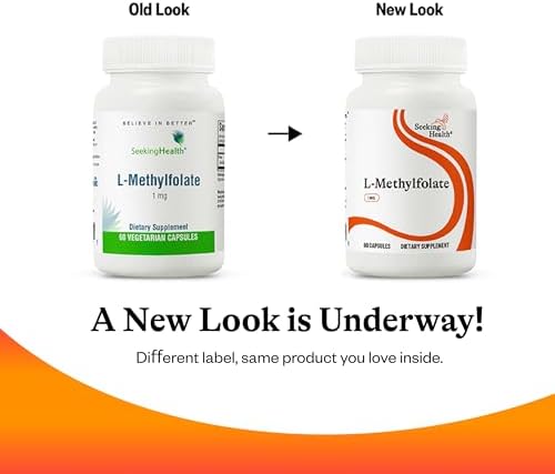 L-Metilfolato 1mg de Seeking Health para MTHFR Saludable, Ánimo y Metilación - 60 Cápsulas - imagen 7