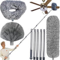 Duster de Microfibra de 20+ Pies para Techos Altos con Varilla Extensible de 3-14 Pies, Ideal para Limpiar Telarañas, Esquinas y Persianas - imagen 1