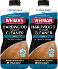 Limpiador de Pisos de Madera Weiman para Pisos Acabados, Ingeniería, Vinilo y Laminados - Brillo Sin Rayas, Sin Residuos - 32 oz (Paquete de 2) - imagen 1