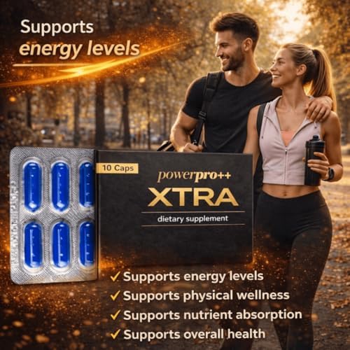 Suplemento PowerPro++ para Energía – Fórmula de Fuerza Extra para Apoyar Energía, Resistencia y Rendimiento Diario – 10 Cápsulas (1 Caja) - imagen 2