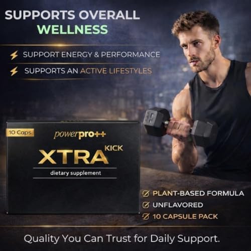 Suplemento PowerPro++ para Energía – Fórmula de Fuerza Extra para Apoyar Energía, Resistencia y Rendimiento Diario – 10 Cápsulas (1 Caja) - imagen 6