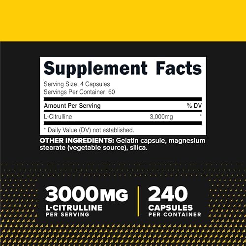 Primaforce L-Citrulina 3000mg, 240 Cápsulas, 60 Porciones - imagen 2