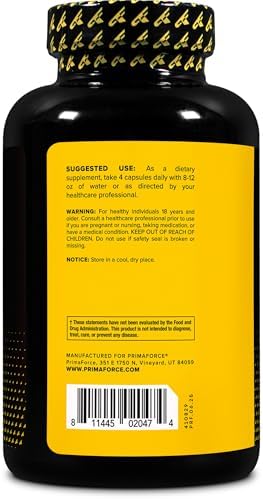 Primaforce L-Citrulina 3000mg, 240 Cápsulas, 60 Porciones - imagen 3