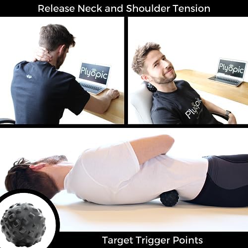 Set de Pelotas de Masaje Plyopic – para Masaje Muscular Profundo, Liberación Miofascial, Puntos Gatillo, Movilidad, Fascitis Plantar - Elimina la - imagen 6