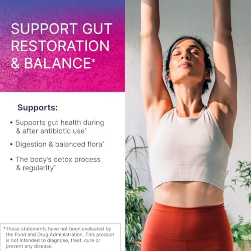 Microbiome Labs RestorFlora - Probióticos para Hombres y Mujeres para la Salud Digestiva y Restablecimiento Intestinal - Saccharomyces Boulardii (21 - imagen 3