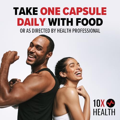 Suplementos de Zinc 10X Health - 30mg de Zinc para Síntesis de ADN y Proteínas, Bienestar General y Soporte Inmunológico - Vitaminas Altamente - imagen 4