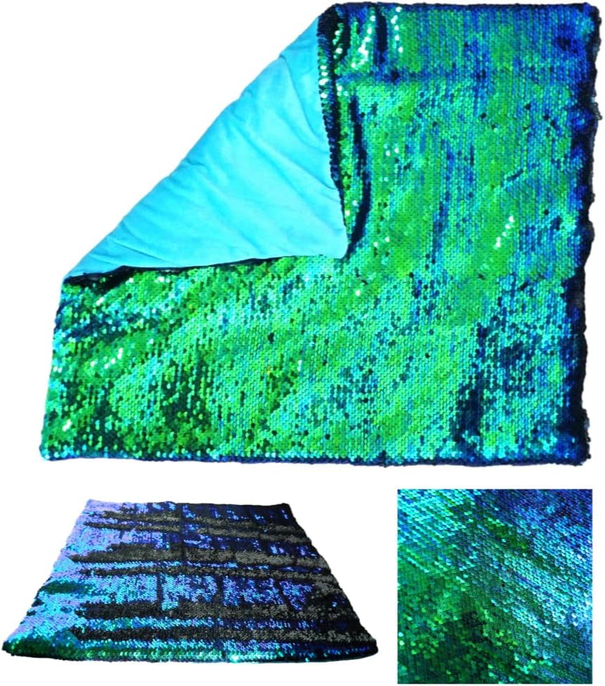 SENSORY4U Almohadilla con Peso para Niños - Manta Sensorial de 5lb con Tela de Lentejuelas para Juego Táctil - Ideal para Calmar y Uso Diario - imagen 1
