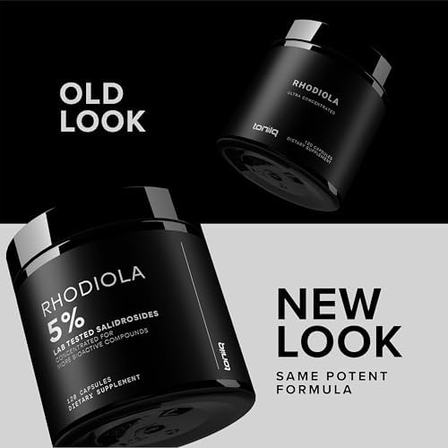 Toniiq Rhodiola Rosea Triple Fuerza 600mg - 120 Cápsulas - Extracto Concentrado 5% Salidrosido - Altamente Purificado y Bioavailable - imagen 3