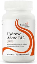 Seeking Health Hydroxo-Adeno B12 2000 mcg, Libre de Metilo, Apoya Energía, Enfoque, Desintoxicación y Homocisteína, Vegano (60 tabletas) - imagen 1