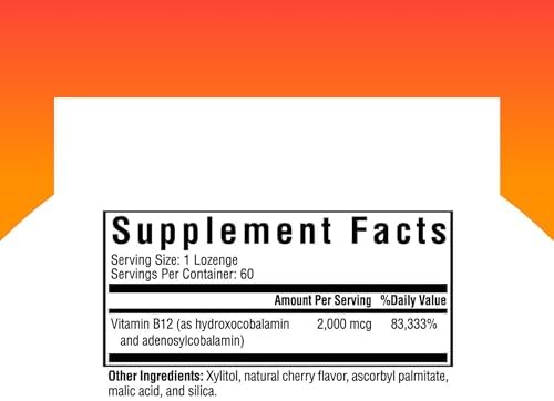 Seeking Health Hydroxo-Adeno B12 2000 mcg, Libre de Metilo, Apoya Energía, Enfoque, Desintoxicación y Homocisteína, Vegano (60 tabletas) - imagen 2