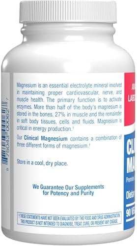 Complejo de Magnesio Triple 400 Mg - Suplemento Clínico de Magnesio Quelado con Glicinato, Malato y Citrato para Salud Óptima de Músculos, Nervios, - imagen 8
