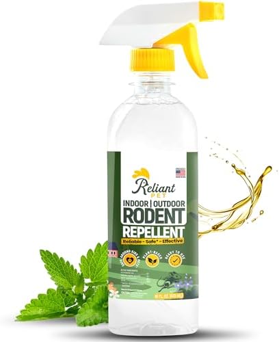 Spray de Aceite de Menta Reliant para Roedores - 16oz - Repelente de Ratones y Ratas, Repelente de Ardillas, Seguro para Mascotas, Hecho en EE. UU. - imagen 1