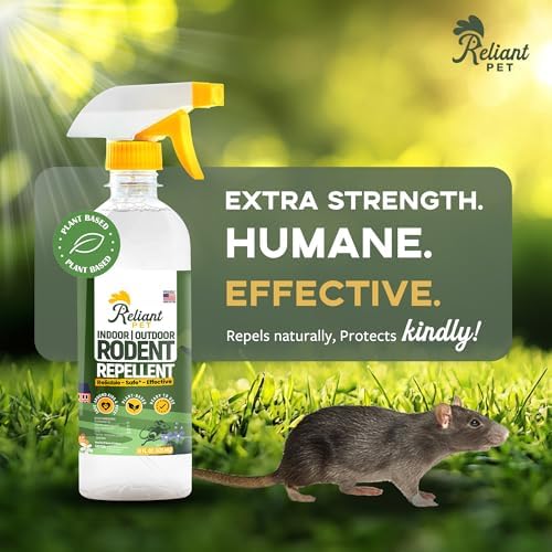 Spray de Aceite de Menta Reliant para Roedores - 16oz - Repelente de Ratones y Ratas, Repelente de Ardillas, Seguro para Mascotas, Hecho en EE. UU. - imagen 5