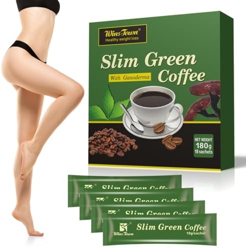 Extracto en Polvo de Grano de Café Verde Premium - Suplementos Sin Gluten con 10 Mezclas Naturales de Salud, Café Instantáneo, 180g (18 Sobres) - imagen 1