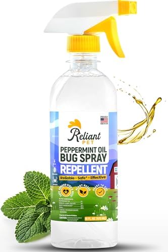 Spray de Aceite de Menta Reliant Pet - 16oz - Control de Insectos y Plagas - Seguro para Niños y Mascotas - Hecho en EE. UU. - Spray para Hormigas, - imagen 1