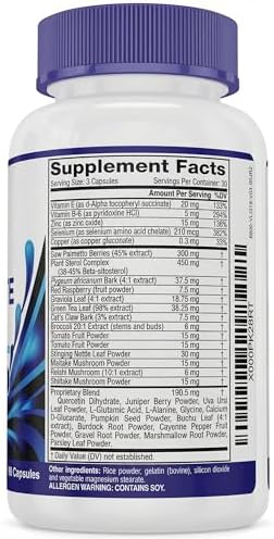 Suplemento Avanzado de Saw Palmetto para la Salud Prostática Masculina con Beta Sitosterol - 90 Cápsulas para Confort Urinario y Calidad del Sueño - imagen 7